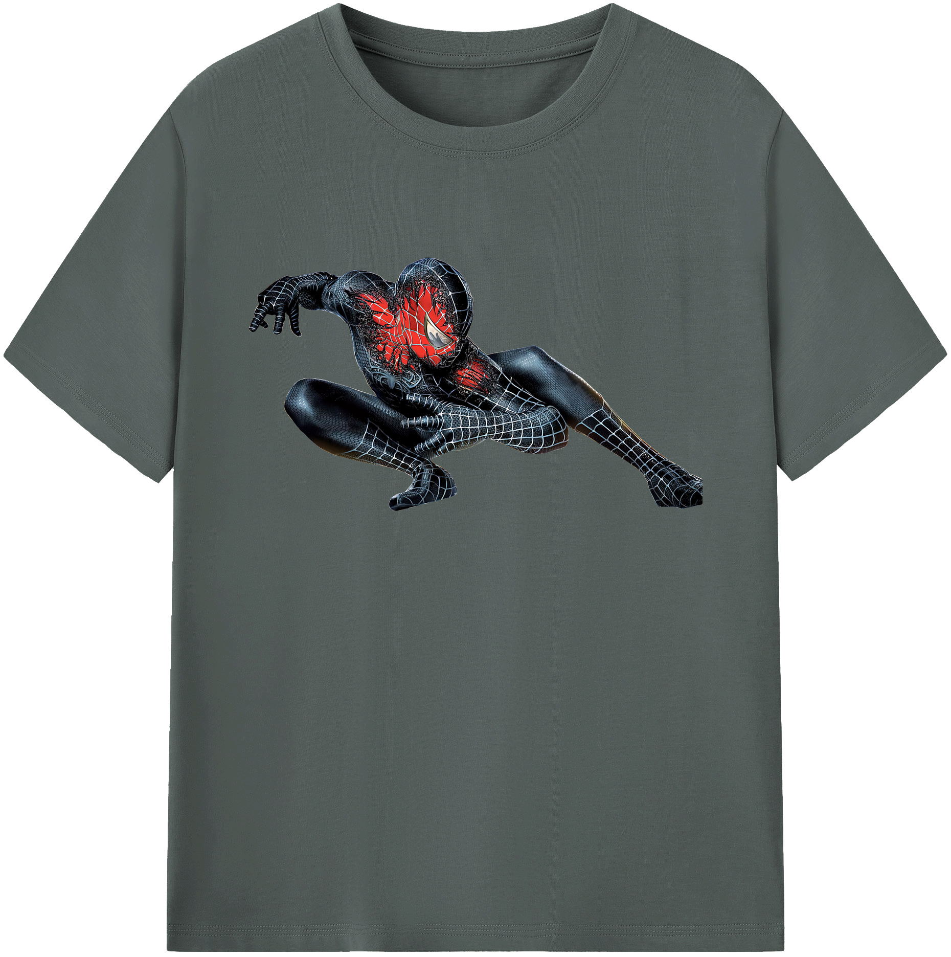 （画像用） Spider Man スパイダーマン 綿100％ メンズ半袖Tシャツ｜肌触りやわらか＆通気性